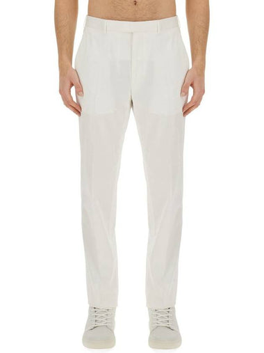 Zegna Cotton Pants - ERMENEGILDO ZEGNA - BALAAN 1