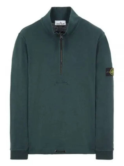 Edition Half Zip-up Sweatshirt Dark Green - STONE ISLAND - BALAAN 2