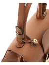 Brillant Rodeo Calf Vegetal Small Tote Bag Brown - DELVAUX - BALAAN 9