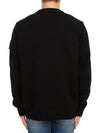 Metropolis Merino Wool Knit Top Black - CP COMPANY - BALAAN 5