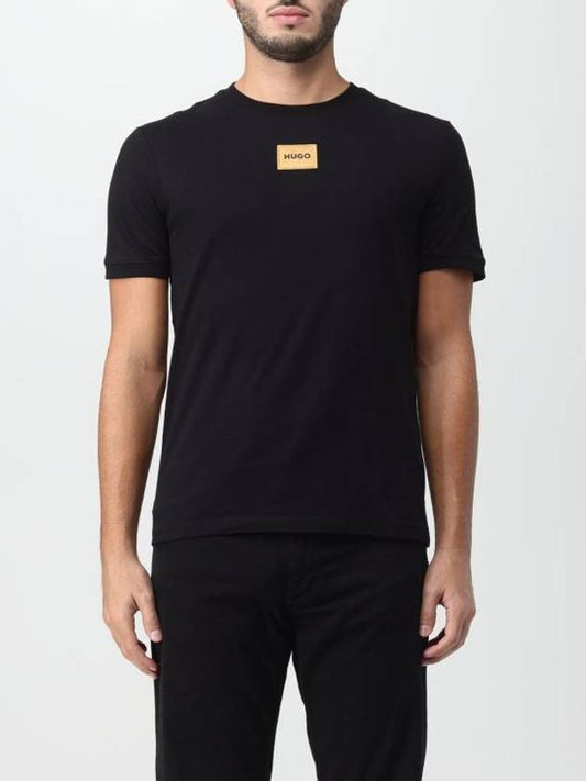 Short Sleeve T-Shirt 50484698 001 Black - HUGO BOSS - BALAAN 1