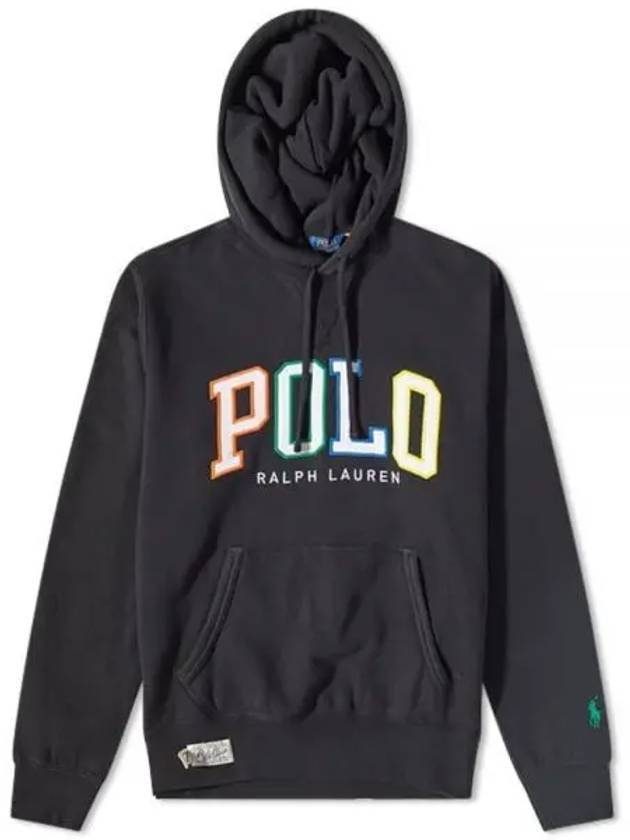 Applique Logo Hoodie Black - POLO RALPH LAUREN - BALAAN 1