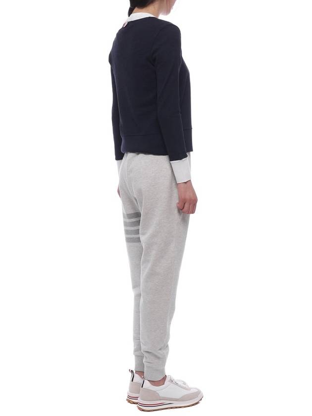 Women's Diagonal Pastel Trainning Jogger Track Pants Grey - THOM BROWNE - BALAAN 7