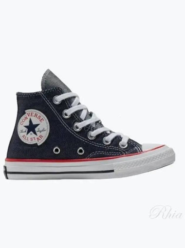 Kids Chuck70 Retro Denim Obsidian High Top A04994C Sneakers - CONVERSE - BALAAN 1