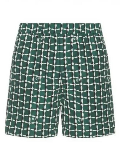 Lattice Nylon Short Green - MALBON GOLF - BALAAN 2