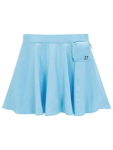 Banding flare skirt sky blue - BUTTONPLAY - BALAAN 1