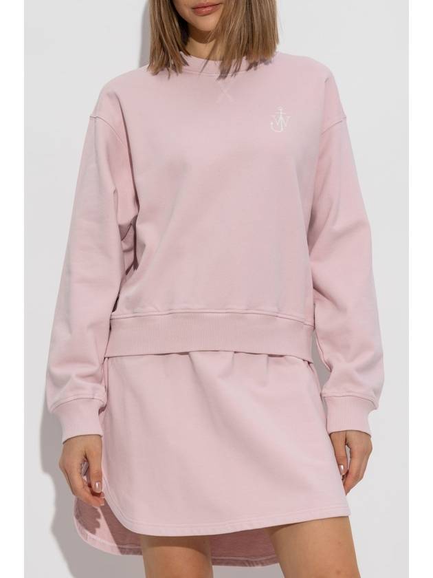 JW Anderson Dress With Logo, Women's, Pink - JW ANDERSON - BALAAN 3