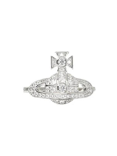 Vivienne Westwood ORG Crystal Silver Ring 24A6404017S01P102P102 - VIVIENNE WESTWOOD - BALAAN 1