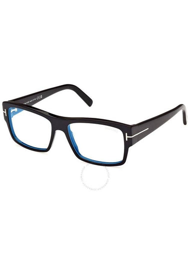 Tom Ford Blue Light Block Square Unisex Eyeglasses FT5941-B 001 55 - TOM FORD - BALAAN 1