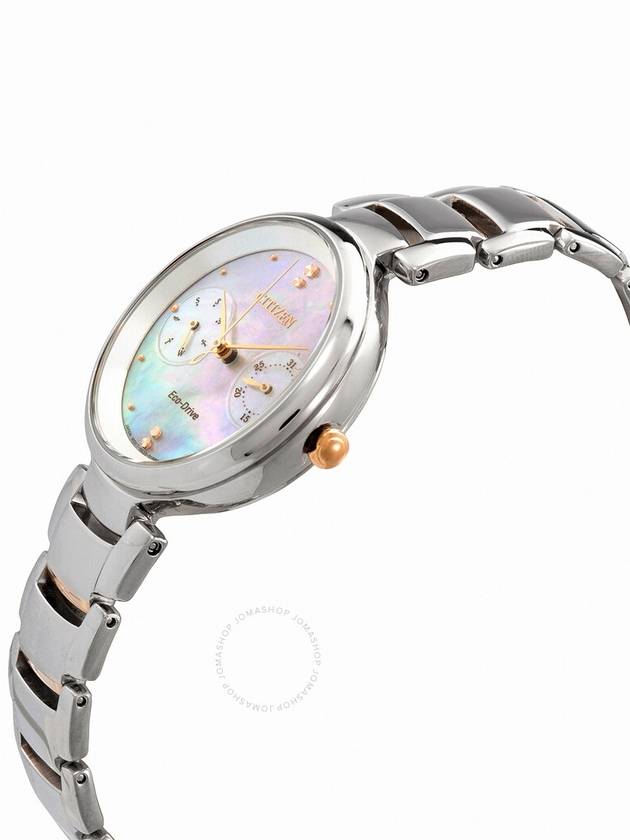 Citizen Chronograph Mother of Pearl Crystal Dial Ladies Watch FD1106-81D - CITIZEN - BALAAN 2