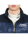 Logo Down Vest Navy - HORN GARMENT - BALAAN 9