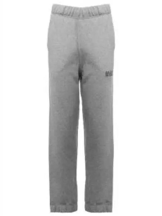 Side Logo Cotton Jogger Track Pants Grey - GANNI - BALAAN 2