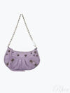 Le Cagole Chain Mini Shoulder Bag Purple - BALENCIAGA - BALAAN 2