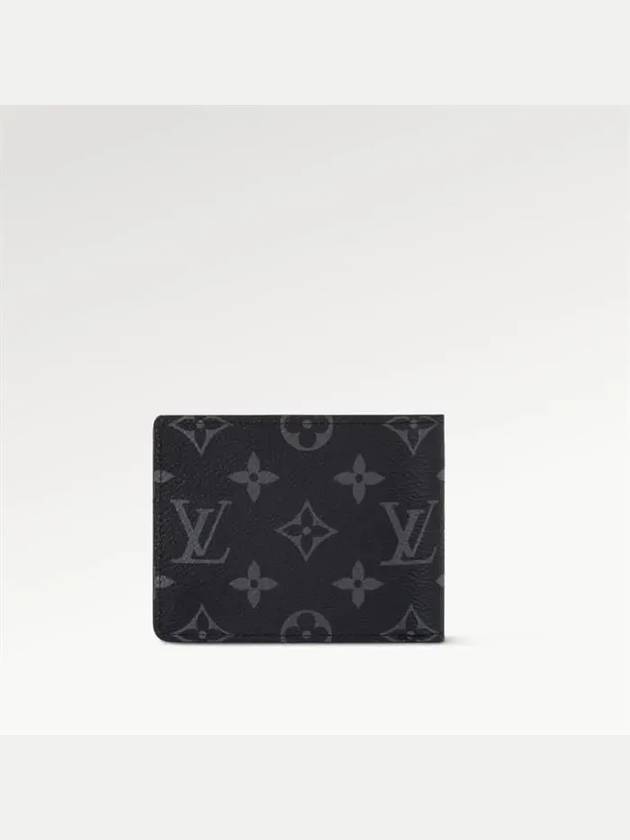 Slender Monogram Eclipse Half Wallet Black - LOUIS VUITTON - BALAAN 6