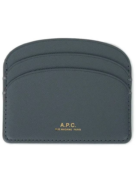 Demi Lune Card Wallet Grey - A.P.C. - BALAAN 2