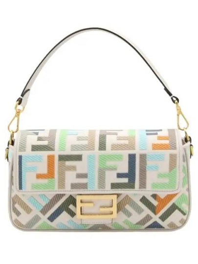 Baguette Canvas Shoulder Bag - FENDI - BALAAN 2