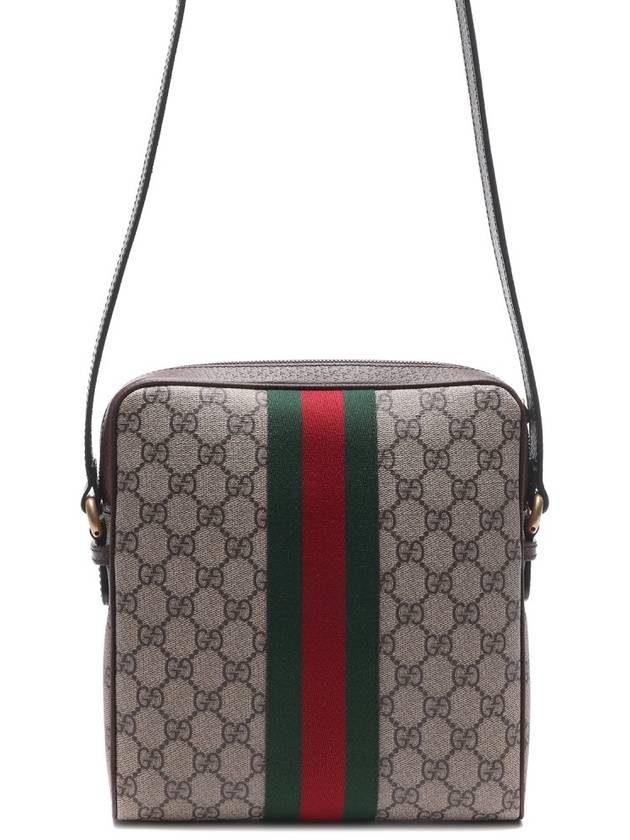 Men's Ophidia GG Small Messenger Bag Beige Ebony - GUCCI - BALAAN 5