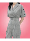 Bari Wool Jump Suit Grey - MAX MARA - BALAAN.