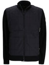 Kelbrook Merino Wool Zip Cardigan Black - BELSTAFF - BALAAN 1