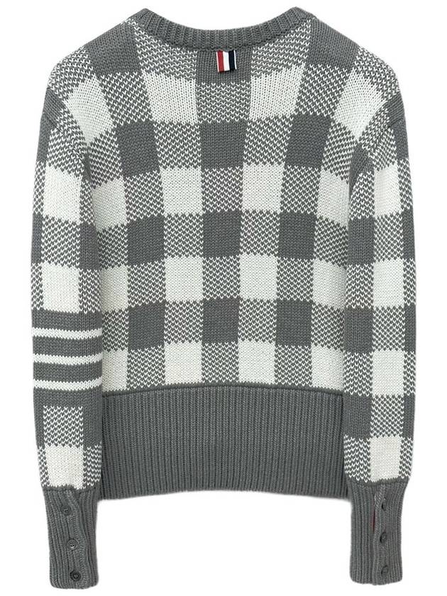 Gingham check knit MKA392A 055 - THOM BROWNE - BALAAN 2