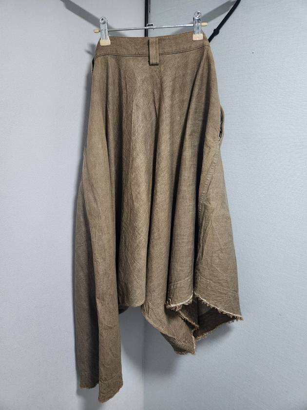 yohji yamamoto asymmetric avant garde skirt pants - YOHJI YAMAMOTO - BALAAN 4