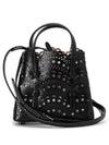 Mina 16 Vienne Wave Lux Calfskin Tote Bag Black - ALAIA - BALAAN 2