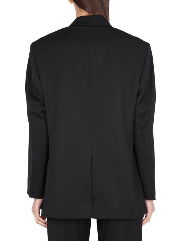 Women'S The Men'S Square Wool Blazer Jacket Black - JACQUEMUS - BALAAN 5