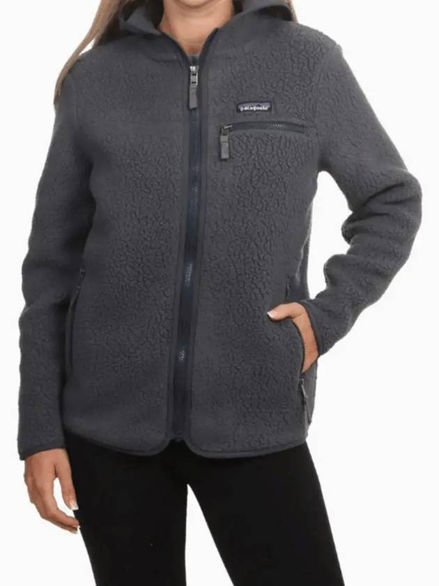 Retro Pile Hooded Jacket Smolder Blue - PATAGONIA - BALAAN 3