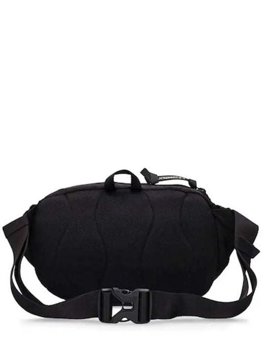 CP CP Company Signature Lens Patch Nylon Belt Hip Sack Black - CP COMPANY - BALAAN 2