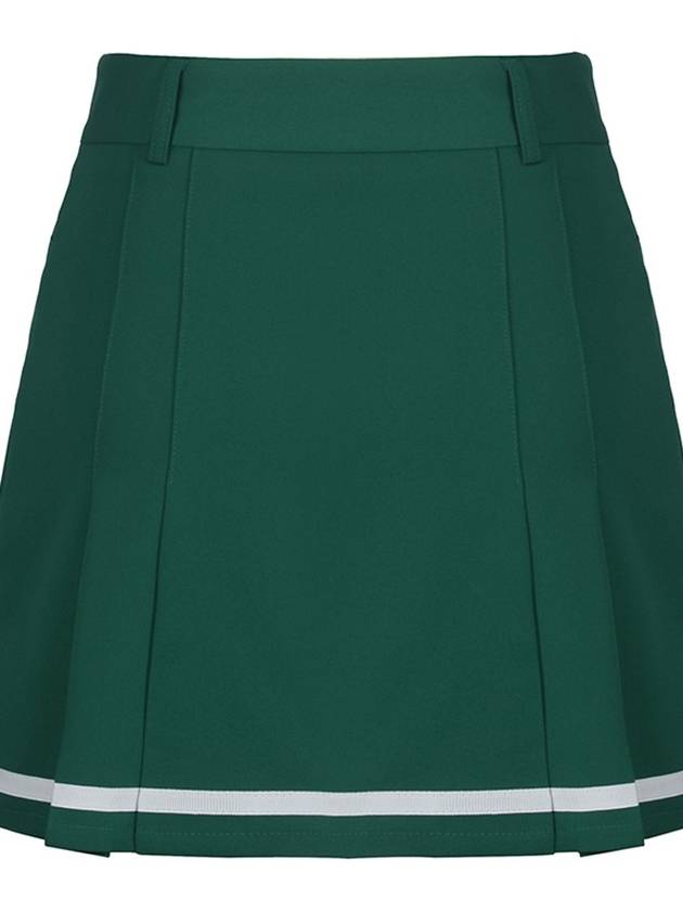 24S Color combination tape double pleated skirt MW4SS602 - P_LABEL - BALAAN 2