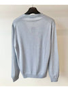 Wool Cardigan MM00509KT1036 Light Blue MENS L XL - MAISON KITSUNE - BALAAN 4