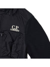 Duffel Mixed Goggle Hooded Jacket Black - CP COMPANY - BALAAN 5