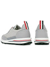 Men's Heavy Athletic Mesh Tech Runner Low Top Sneakers Grey - THOM BROWNE - BALAAN 5