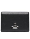 ORB Logo Card Wallet Black - VIVIENNE WESTWOOD - BALAAN 2