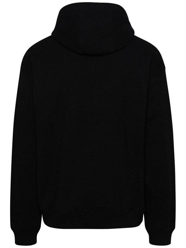 Versace Black Cotton Sweatshirt - VERSACE - BALAAN 3