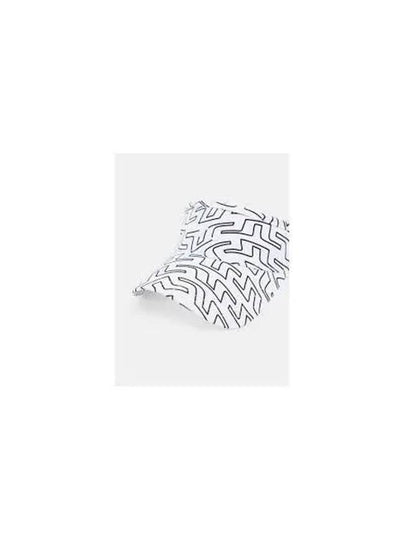 Samir Print Visor White Outline Bridge Swirl - J.LINDEBERG - BALAAN 2