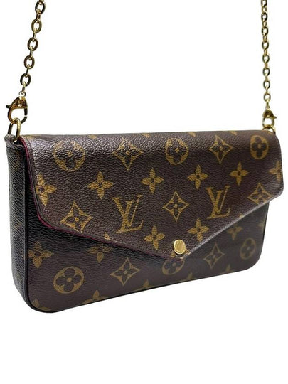 Women s M61276 Monogram Canvas Pochette Felicie Chain Crossbody Bag - LOUIS VUITTON - BALAAN 2