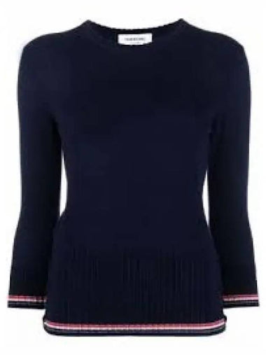 Women s RWB Striped Knit Navy FKA387A Y2016 1227966 - THOM BROWNE - BALAAN 1