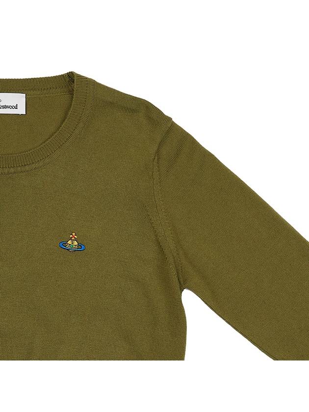 ORB Embroid Logo Knit Top Green - VIVIENNE WESTWOOD - BALAAN 5