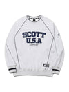 Scott USA Sweatshirt White Melange - CRUMP - BALAAN 1