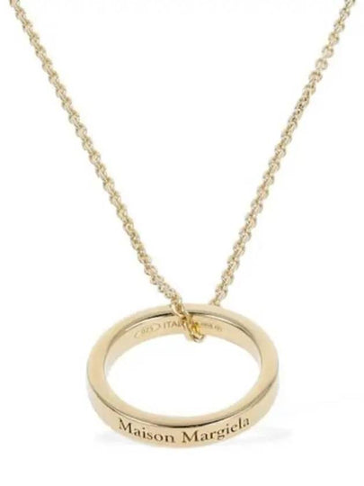 Ring Pendant Necklace Gold - MAISON MARGIELA - BALAAN 2