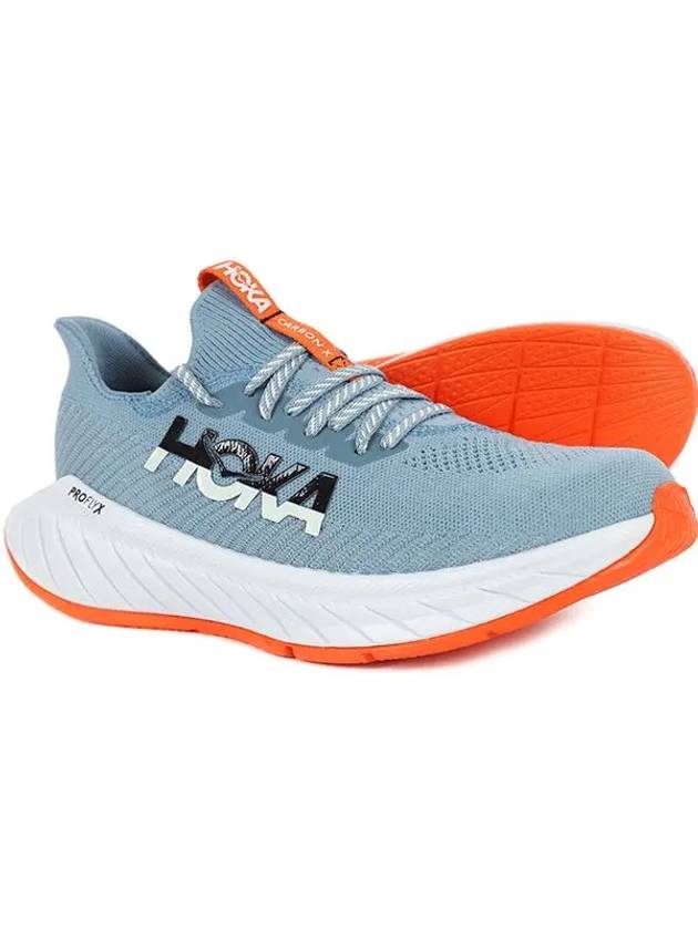 Carbon X 3 Low Top Sneakers Blue - HOKA ONE ONE - BALAAN 3