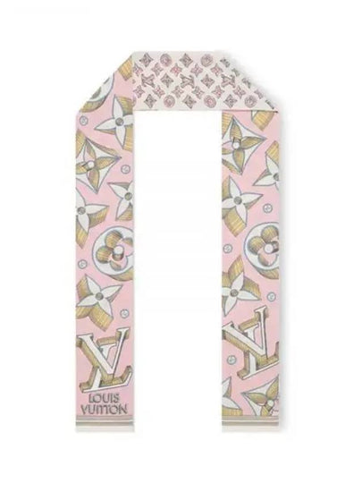 Ultimate 3D Monogram Scarf Rose - LOUIS VUITTON - BALAAN 2