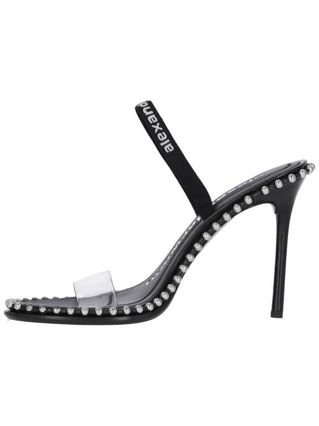 beaded PVC Nova sandal heel black - ALEXANDER WANG - BALAAN 4