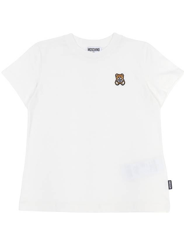 Kids short sleeve t shirt HTM04K LAA10 10063 Adults can wear - MOSCHINO - BALAAN 1