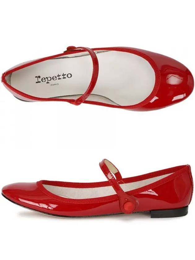Women's Rio Mary Janes Flat Red - REPETTO - BALAAN 2