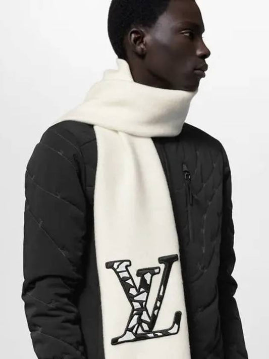 LV Ice Scarf Ivory - LOUIS VUITTON - BALAAN 2