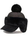 Official W EARMUFF BALLCAP BK - ANEWGOLF - BALAAN 1