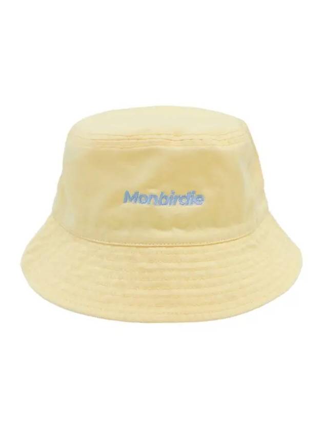 Script color bucket hat YELLOW - MONBIRDIE GOLF - BALAAN 1