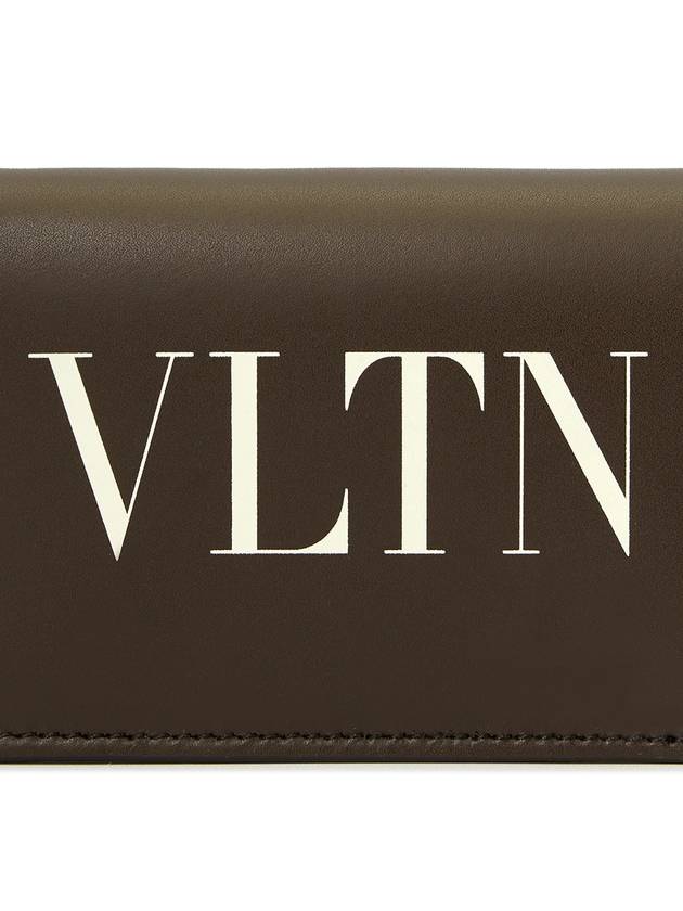 VLTN Logo Half Wallet Brown - VALENTINO - BALAAN 7